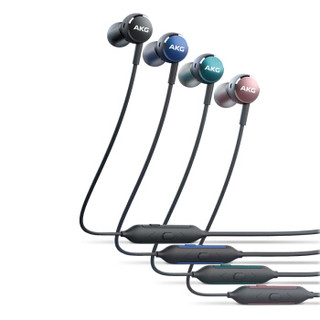 AKG 爱科技 Y100 WIRELESS 入耳式颈挂式蓝牙耳机 松石绿