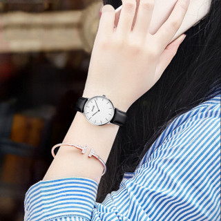 超薄系列 时尚简约石英手表 银色女款