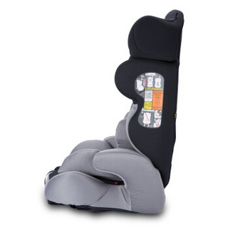 路途乐(lutule) 汽车儿童安全座椅 3C/ECE 适合9月-12岁宝宝座椅 摩登灰