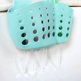 京惠思创 JH0980 创意可调节按扣式水槽收纳挂篮 厨房置物架水龙头海绵沥水挂袋 2个装颜色