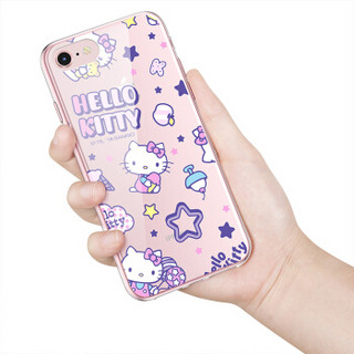 Hello Kitty iPhone8/7手机壳 苹果8/7卡通保护套 全包透明硅胶防摔软壳 欢乐凯蒂