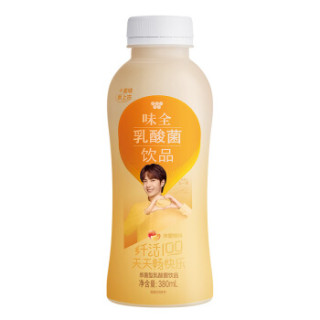 商品味全 乳酸菌饮料(水蜜桃)纤活100 王一博版 380ml*15瓶整箱装(新