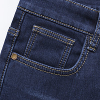 Bejirog 北极绒 直筒裤子商务休闲男士纯色简约长裤子 009