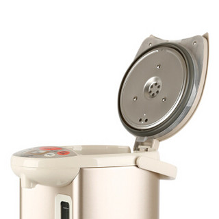 象印（ZO JIRUSHI）电热水瓶家用电水壶/烧水壶3L容量 四段保温电热水壶CD-WBH30C（粉棕色）