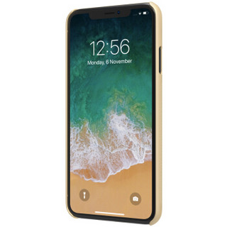 耐尔金（NILLKIN）苹果iPhone XS Max手机壳 磨砂手机保护壳/保护套/手机套 金色（开孔）