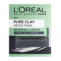 凑单品： L‘OREAL PARIS 巴黎欧莱雅 排毒面膜泥 50ml 