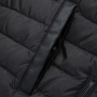 ARMANI EXCHANGE阿玛尼奢侈品男士时尚撞色横条纹棉服 6ZZK06-ZNKFZ NAVY-1510 L