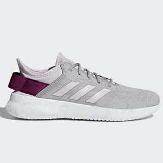 adidas 阿迪达斯 NEO 女子 休闲运动系列 CF QTFLEX 运动 休闲鞋 灰色 B43754 39码 UK6码