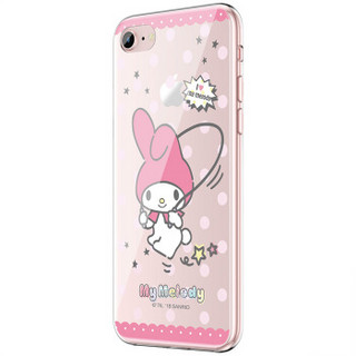 Hello Kitty iPhone8/7手机壳 苹果8/7卡通保护套 全包透明硅胶防摔软壳 欢喜美乐蒂