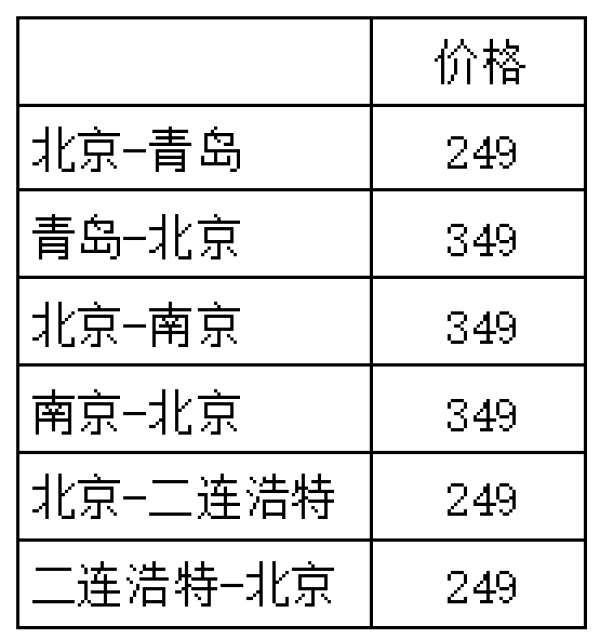 首都航空 全国多地-北京/丽江/西安/三亚/海口等地(含税)