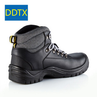DDTX 劳保鞋 CE钢包头防砸 防穿刺凯夫拉板安全 高帮防尘缓震舒适工作 GDUAR6000 黑色 41