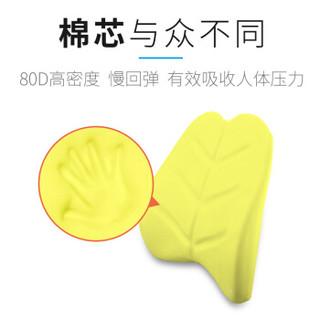 同车同伴 汽车腰靠 车座靠背靠垫靠枕腰枕 车用车枕腰垫 简约灰T-Y1403