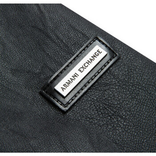ARMANI EXCHANGE阿玛尼奢侈品男士时尚撞色横条纹棉服 6ZZK06-ZNKFZ BLACK-1200 L