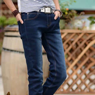 金盾（KIN DON）牛仔裤 新款男士时尚弹力牛仔裤B235-102蓝色31