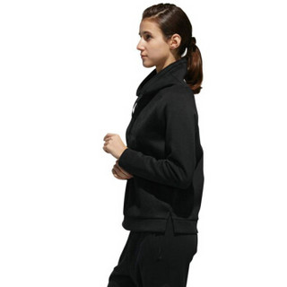 adidas 阿迪达斯 女子 型格系列 CREW MESH BOS 运动 套头衫 DT2366 黑色 S码