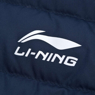 LI-NING 李宁 AYMN041-3 运动时尚系列 男 羽绒服类 深鸢尾蓝 XL