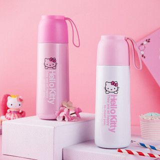 Hello Kitty 凯蒂猫 KT-9115-P 304不锈钢保温杯 450ml 粉色