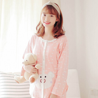 诺宜（nuoyi）月子装月子服家居服哺乳衣孕产妇睡衣J38037粉色XL