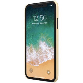 耐尔金（NILLKIN）苹果iPhone XR手机壳 磨砂手机保护壳/保护套/手机套 金色（开孔）