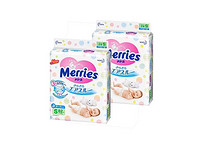 Merries 花王 妙而舒 纸尿裤 S82片/包 2包