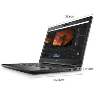 戴尔（DELL ）设计本Precision3530 15.6英寸移动图形工作站笔记本I7-8750H/8G/2T/P600 4G/W10H/高分屏