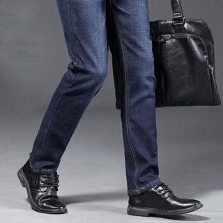 俞兆林（YUZHAOLIN）牛仔裤 男士时尚商务休闲直筒百搭牛仔长裤021常规蓝色32