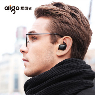 爱国者 aigo T06 真无线蓝牙耳机 商务入耳式  重低音air-tws 迷你运动耳机