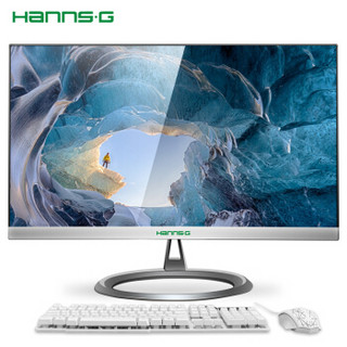 瀚视奇(Hanns.G)H2449 23.8英寸高清办公台式一体机电脑(AMD四核A8 8G 120G固态 双频WiFi 配键鼠 三年质保)