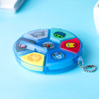 迪士尼(disney)小学生橡皮擦儿童文具铅笔擦字漫威创意指南针小号橡皮