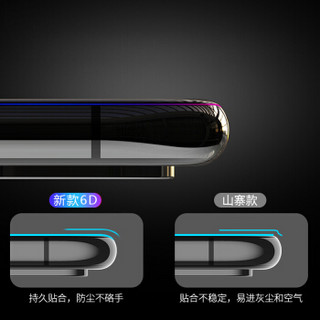 Smorss iPhone XR钢化膜 苹果 xr手机保护贴膜 全屏曲面贴合 真机触感