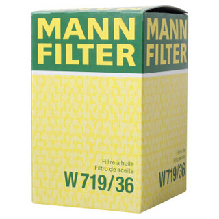 曼牌(MANNFILTER)机油滤清器W719/36(进口发现4/捷豹进口S-Type/X-Type/XF/XJ)厂家直发