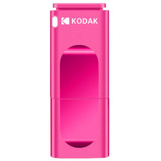 柯达(Kodak) 32GB USB2.0 U盘 心动系列K232 玫瑰红 防震 车载U盘 独立防尘盖设计优盘
