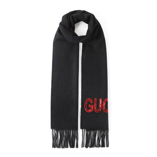 GUCCI 古驰 女士流苏围巾 502362 3G334