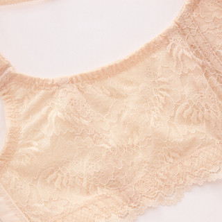 文胸大杯显小性感聚拢轻薄上托侧拉收副乳内衣 2b8301 肤色 36/80e