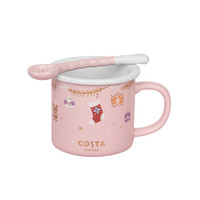 咖世家咖啡 COSTA 咖世家 陶瓷杯 265ml 圣诞粉