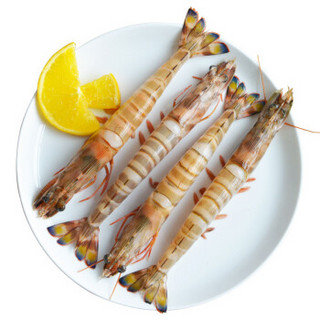 大洋世家 冷冻野生竹节对虾300g 盒装 6-8只 海鲜水产 大虾 对虾 竹节虾 火锅 烧烤食材