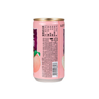 韩国原装进口 乐天(Lotte) 爱上蜜桃汁饮料180ml*15罐 整盒