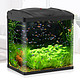 森森 鱼缸水族箱金鱼缸带灯鱼缸过滤器玻璃鱼缸 黑色 HR-230含鱼缸 灯 水泵（送17件套）