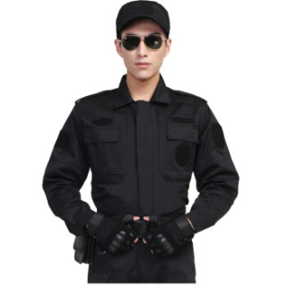 保安服冬装秋装套装男 春秋套装 执勤服保安大衣长袖作训服纠察服