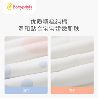 Babyprints3M新雪丽婴儿睡袋 宝宝一体式夹棉睡袋秋冬抱被防踢被 73 克里克利