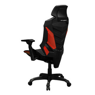 迪锐克斯（DXRACER）Jackal电脑椅 人体工学办公椅电竞椅老板椅靠背椅家用转椅网椅 黑红