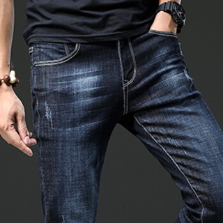 金盾（KIN DON）牛仔裤 新款男士弹力商务牛仔裤B235-1835黑色34