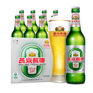 YANJING BEER 燕京啤酒 10度鲜啤 500ml*12瓶