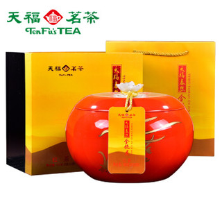天福茗茶 泰然金骏眉 武夷山红茶 金骏眉红茶100g礼盒装