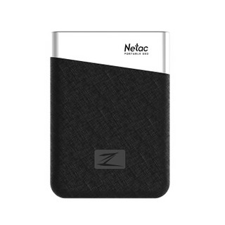 朗科（Netac）240GB Type-c USB3.1 移动硬盘 固态（PSSD） Z6系列 写入高达400MB/S 仅37g迷你便携防摔高速