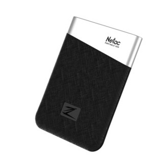 朗科（Netac）240GB Type-c USB3.1 移动硬盘 固态（PSSD） Z6系列 写入高达400MB/S 仅37g迷你便携防摔高速