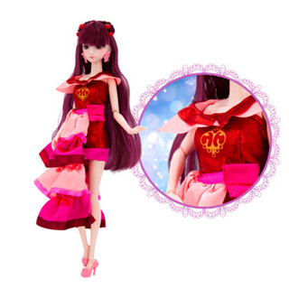叶罗丽娃娃精灵梦卡通公主夜萝莉仙子DIY梦幻套装 改装女孩芭比娃娃换装玩具 DM290011齐娜29CM