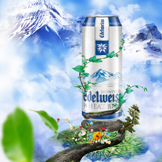 爱德维斯啤酒 喜力旗下高端白啤 奥地利原装进口 易拉罐 500ml*12听装 （Edelweiss）