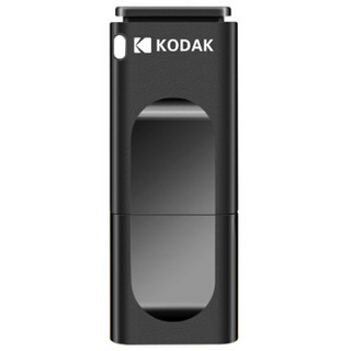 柯达(Kodak) 64GB USB2.0 U盘 心动系列K232 钢琴黑 防震 车载U盘 独立防尘盖设计优盘