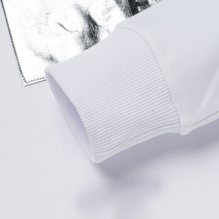 ARMANI EXCHANGE阿玛尼奢侈品女士简约修身时尚印花针织衫 6ZYM81-YJE5Z WHITE-1100 XS